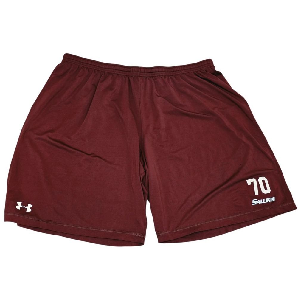 Under Armour Southern Illinois Salukis #70 Football Shorts Mens 3XL HeatGear SIU
